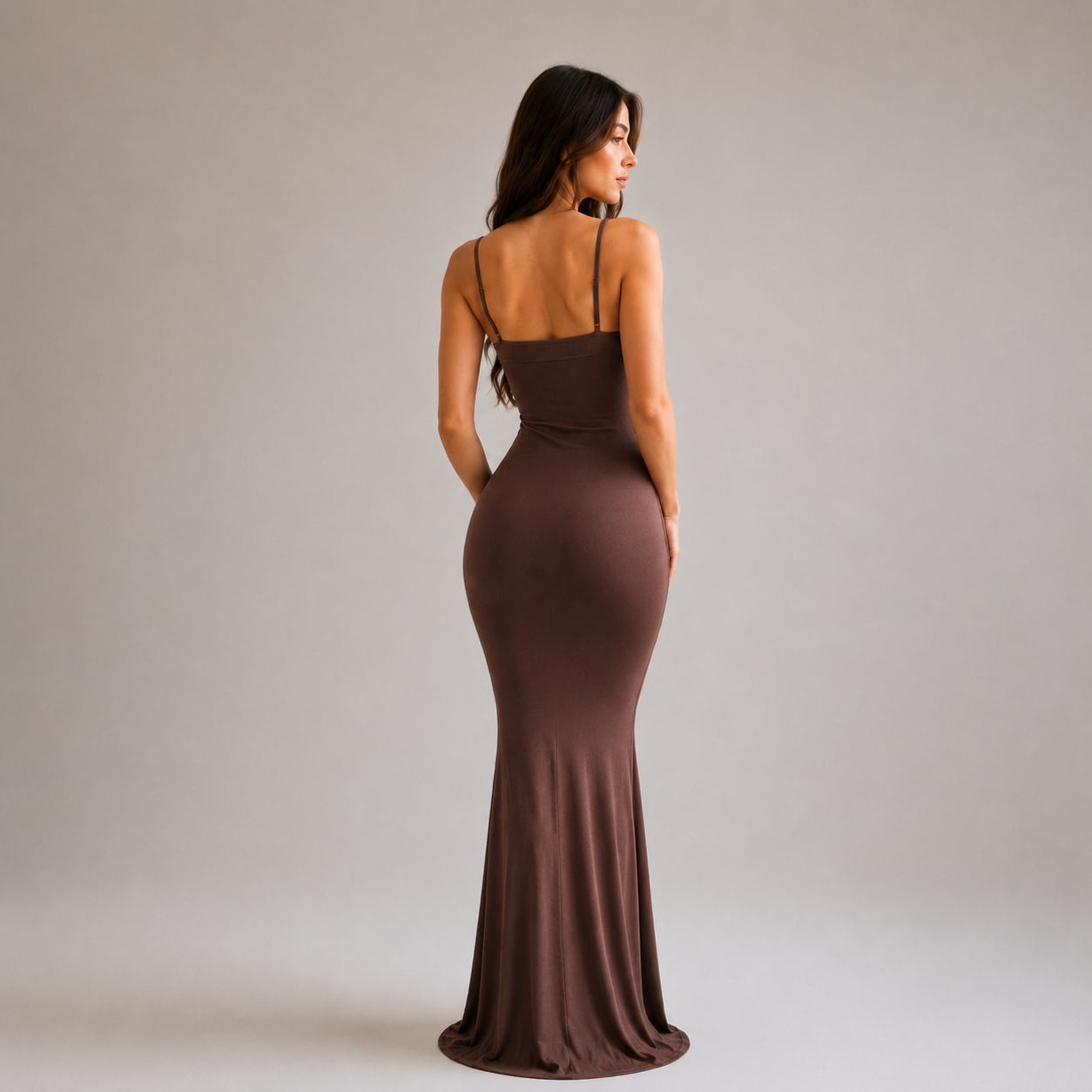 Élise Sculpt Maxi Jurk